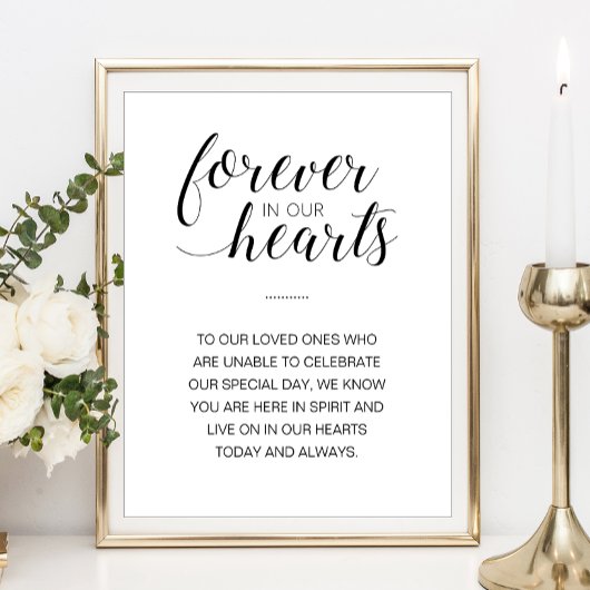 永遠に私たちのハート結婚の記念碑に ポスター