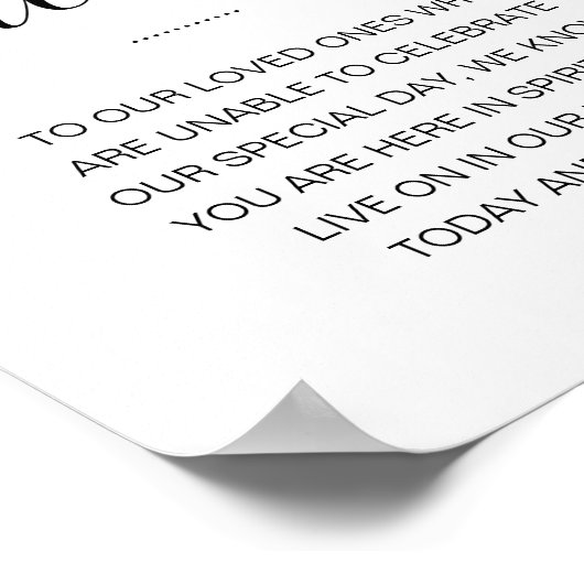 永遠に私たちのハート結婚の記念碑に ポスター (角)