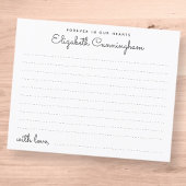 永遠に私たちのハート葬儀の出席カード