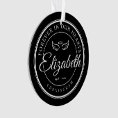 永遠に私たちのハート葬儀エンジェルウィング オーナメント (正面)