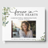 永遠に私たちのハート葬儀サービス ゲストブック (正面)