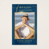 永遠に私たちのハート葬儀フォト祈りの言葉 (正面)