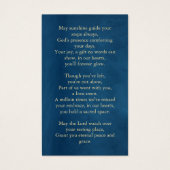 永遠に私たちのハート葬儀フォト祈りの言葉 (裏面)