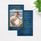 永遠に私たちのハート葬儀フォト祈りの言葉 (デスク)