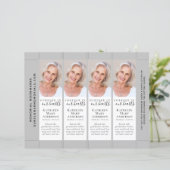 永遠に私たちのハート葬儀ブックマークテンプレート (スタンド正面)