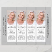 永遠に私たちのハート葬儀ブックマークテンプレート (正面)