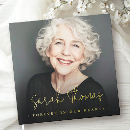 永遠に私たちのハート葬儀メモリアルブラック ゲストブック