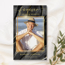 永遠に私たちのハート葬儀メモリアル祈りの言葉カード