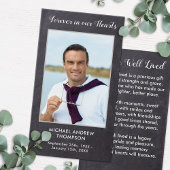 永遠に私たちのハート葬儀メモリアル祈りの言葉カード