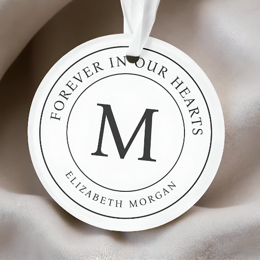 永遠に私たちのハート葬儀モダン記念 オーナメント