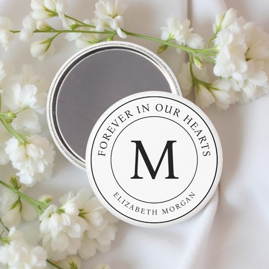 永遠に私たちのハート葬儀モダン記念 マグネット