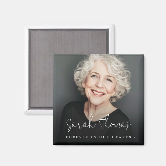 永遠に私たちのハート葬儀冷蔵庫 マグネット (正面/裏面)