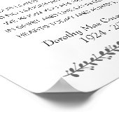 永遠に私たちのハート葬儀記念碑 ポスター (角)