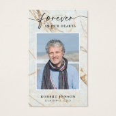 永遠に私たちのハート葬儀記念祈りの言葉 (正面)