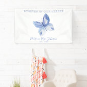 永遠に私たちのハート蝶の葬儀 横断幕 (インサイチュ)