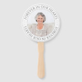 永遠に私たちのハート記念写真エレガント ハンドファン (裏面)