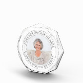 永遠に私たちのハート記念写真エレガント フォトブロック (右)