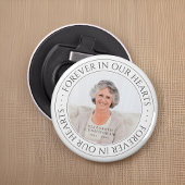 永遠に私たちのハート記念写真エレガント 栓抜き