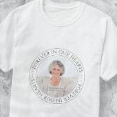 永遠に私たちのハート記念写真エレガント Tシャツ