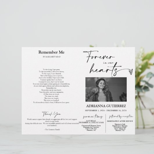 永遠に私たちのハート記念写真プログラム (スタンド正面)