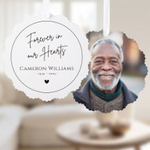 永遠に私たちのハート記念写真モダン白