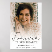 永遠に私たちのハート記念写真葬儀 ポスター (正面)