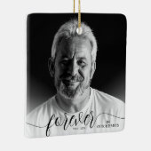 永遠に私たちのハート記念写真 セラミックオーナメント (右)