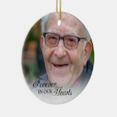 永遠に私たちのハート記念写真 セラミックオーナメント (右)