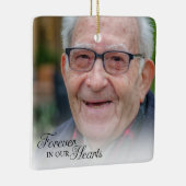 永遠に私たちのハート記念写真 セラミックオーナメント (右)