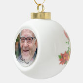 永遠に私たちのハート記念写真 セラミックボールオーナメント (右)