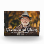 永遠に私たちのハート記念写真 フォトブロック (正面)