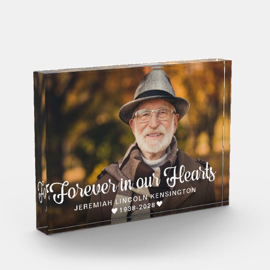 永遠に私たちのハート記念写真 フォトブロック (左)