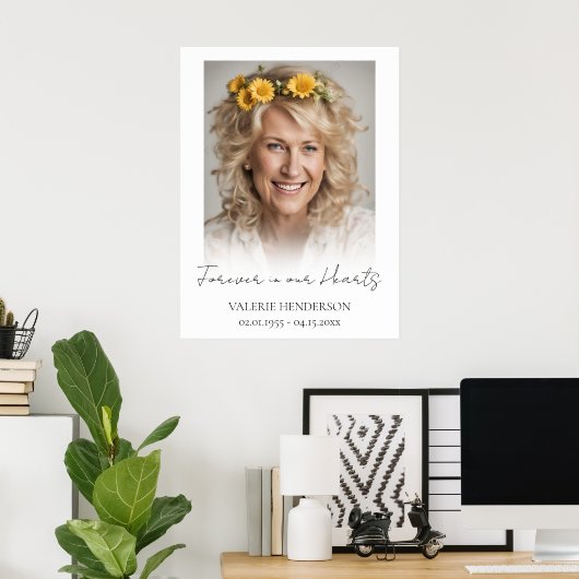 永遠に私たちのハート記念写真 ポスター (ホームオフィス)