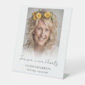 永遠に私たちのハート記念写真 台座サイン (正面)