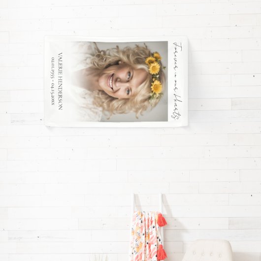 永遠に私たちのハート記念写真 横断幕 (インサイチュ)