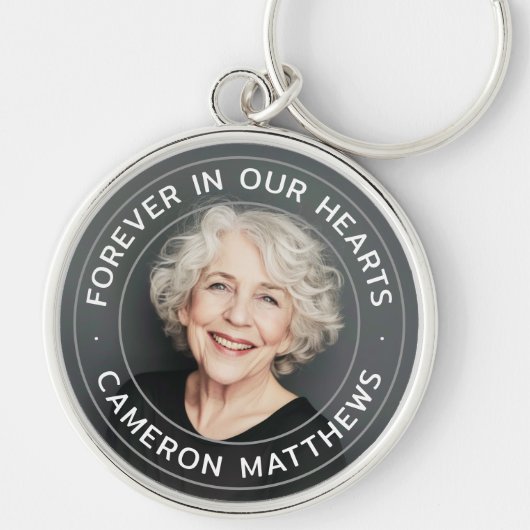 永遠に私たちのハート記念完全な写真 キーホルダー (正面)