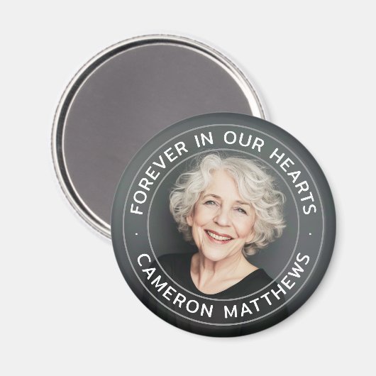 永遠に私たちのハート記念完全な写真 マグネット (正面/裏面)