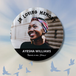 永遠に私たちのハート記念碑ボタン 缶バッジ