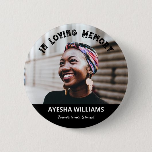 永遠に私たちのハート記念碑ボタン 缶バッジ (正面)