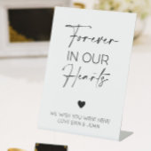 永遠に私たちのハート記念碑 台座サイン