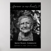 永遠に私たちのハート記念葬祭写真 ポスター (正面)