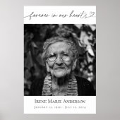 永遠に私たちのハート記念葬祭写真 ポスター (正面)