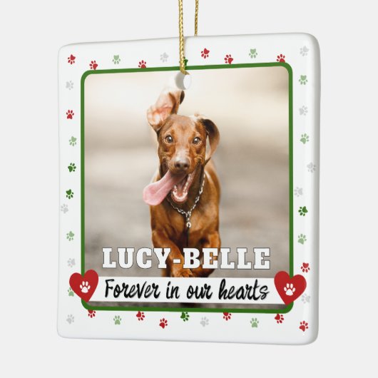 永遠に私たちのハート記憶キープサケオーナメント セラミックオーナメント (左)