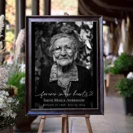 永遠に私たちのハート追悼式の献上品 ポスター