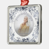 永遠に私たちのハート銀箔フォトメモリアル メタルオーナメント (左)