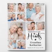 永遠に私たちのハート10フォトコラージュ記念 フォトプラーク (正面)