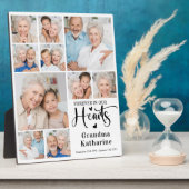 永遠に私たちのハート10フォトコラージュ記念 フォトプラーク (側面)