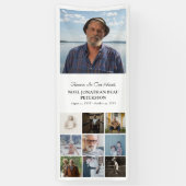 永遠に私たちのハート10フォトコラージュ記念 横断幕 (縦)