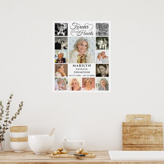 永遠に私たちのハート13フォトコラージュ ポスター (キッチン)