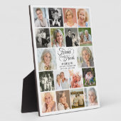 永遠に私たちのハート18フォトコラージュ フォトプラーク (側面)